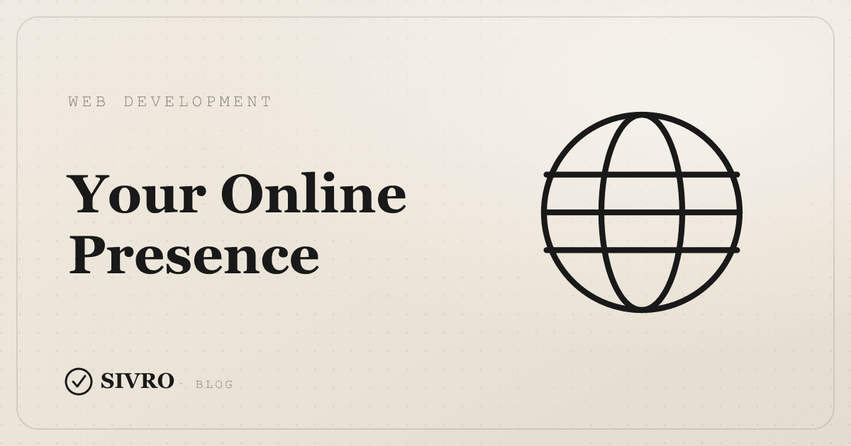 Why every business needs a professional website in 2026 — SIVRO